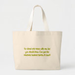 One Bad Nonna Canvas Bag