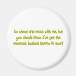 One Bad Nonna Refrigerator Magnets