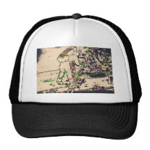 One Giant Leap For Mankind...spacewalk watercolor Hats