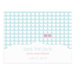 One in a Million Hearts Save the Date Postcard