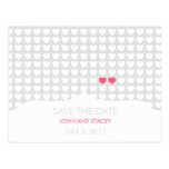 One in a Million Hearts Save the Date Postcard