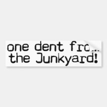 One More Dent Bumper Stickers