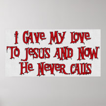 One Night Stand Jesus Print