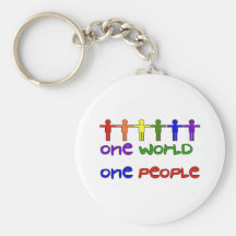 One People Keychain