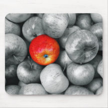 One Red Apple Mousemat