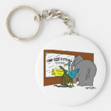 One size fits all key chain