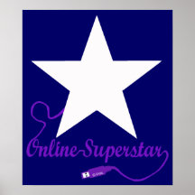 Online superstar poster