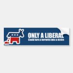 Only a liberal could turn a terrorist into a victi bumper sticker