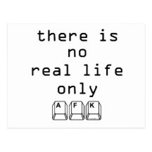 Only AFK Postcard