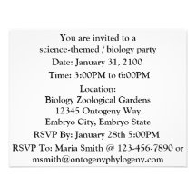 Ontogeny Recapitulates Phylogeny (Biology) Personalised Announcements