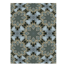 Onyx Beaded Snow Postcards