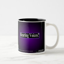 OOOP Hearing Voices 2-tone Mugs