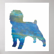 Opal Affenpinscher Poster Print