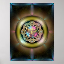 Opal Medallion Print