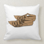 Opanke Folk Dancing Shoes Custom Throw Pillow