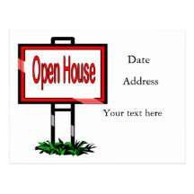 Open House Postcard