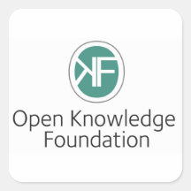 Open Knowledge Foundation Square Sticker