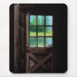 Open the Door to the Outside Mousepads