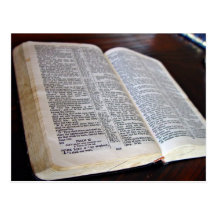 Opened Bible Postcards
