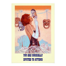 OPENING NIGHT PLAY~THEATRE INVITE ~EZ TO CUSTOMIZE