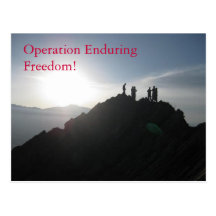 Operation Enduring Freedom! Postcards