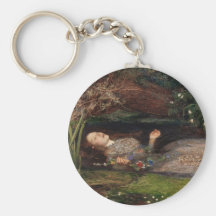 Ophelia by John Everett Millais Key Chain
