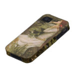 Ophelia (By the Pond) JW Waterhouse, Victorian Art Vibe iPhone 4 Cases