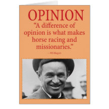 Opinion Greeting Card