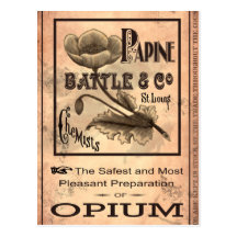 Opium-1883 Postcard