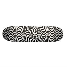 Optical Block Spiral Skate Decks