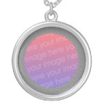 optical illusion photo frame pendants