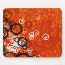 orange abstract mouse-pad mousepads
