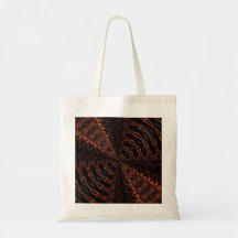 orange and black Tote bag