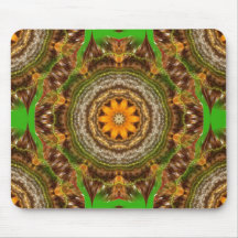 Orange and Gold Mousepad