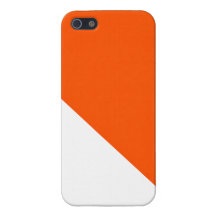 Orange and White iPhone 5 case
