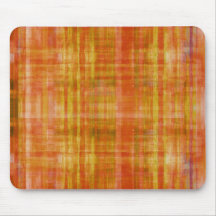 Orange Art Colour Painting Mousepad