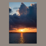 Orange Below Sunset Poster posters