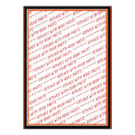 Orange & Black (Halloween Colours) Trimmed Templat Invite