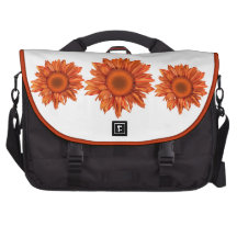 ORANGE BLOSSOM COMPUTER LAPTOP BAG