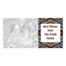 orange brown blue photo cards
