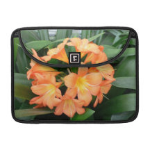 Orange Bush Lily Flower or Natal Lily Sleeves For MacBook Pro
