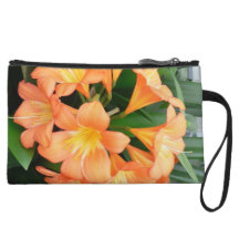 Orange Bush Lily Flower or Natal Lily Wristlets