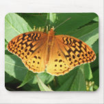 Orange Butterfly Mousepad