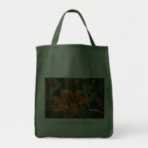 Orange Daylily & Raindrops Gardening Gear Tote Bag