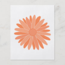 Orange Flower. Custom Flyer