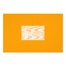 Orange framed deer stationery
