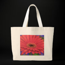 Orange Gerber Flower Painting Art - Multi bags