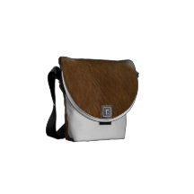 Orange Hide Courier Bags