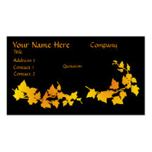 Orange Ivy Business Cards
