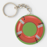 ORANGE LIFE SAVER KEYCHAIN